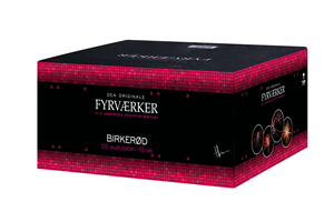 FYRVÆRKERI - BIRKERØD - 100 skud - NYTÅRSBATTERI